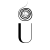 Monogramme UZI - noir